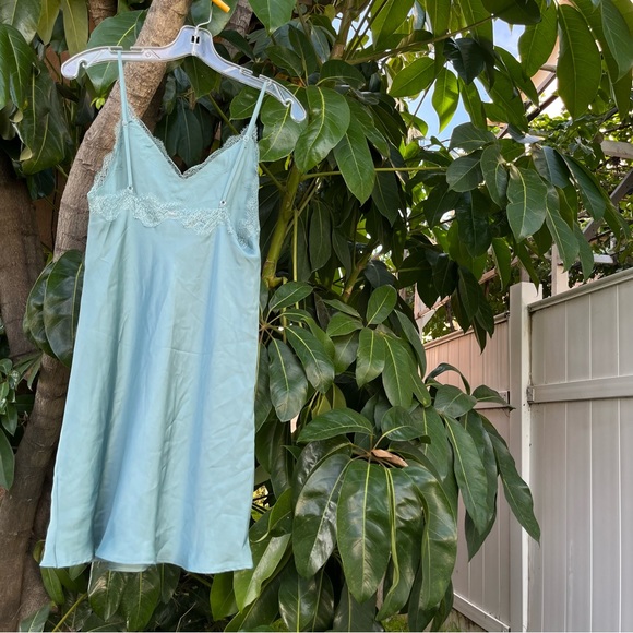 Victoria’s Secret blue slip with a lace trim. - Picture 6 of 6